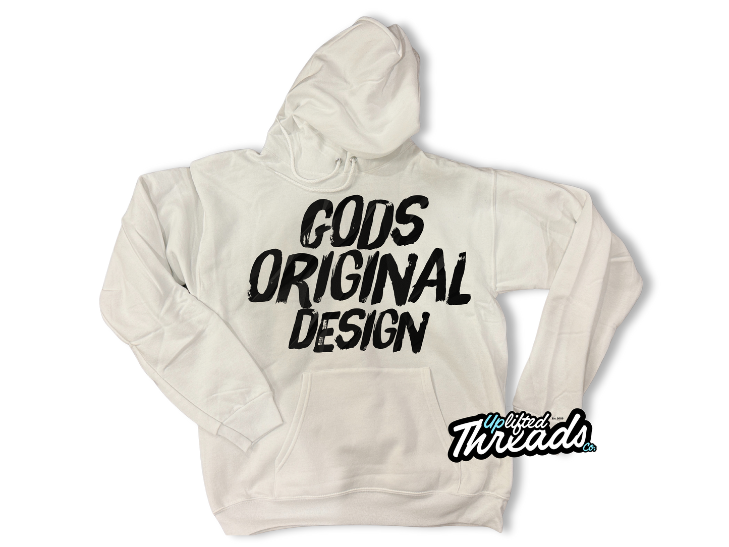 Gods Original Design "Puff" Loose Fit Hoodie (Army Green/Black)