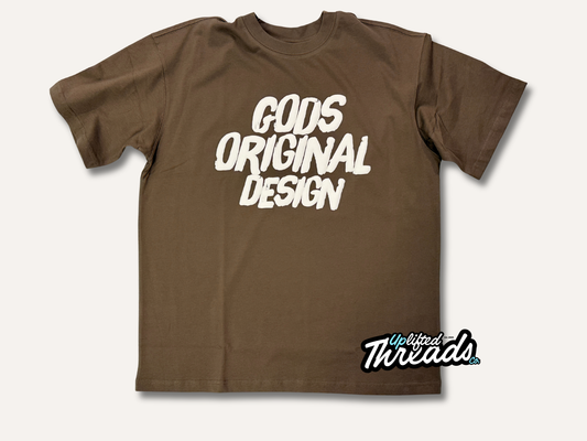 Gods Original Design Heavy Box T-Shirt  (Fatigue Green/White)