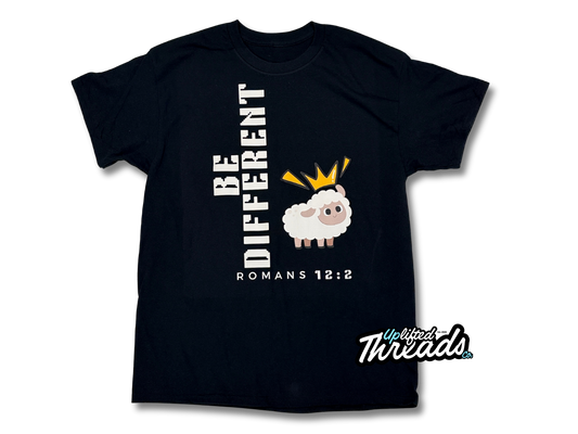 Be Different Loose Fit T-Shirt (Black)