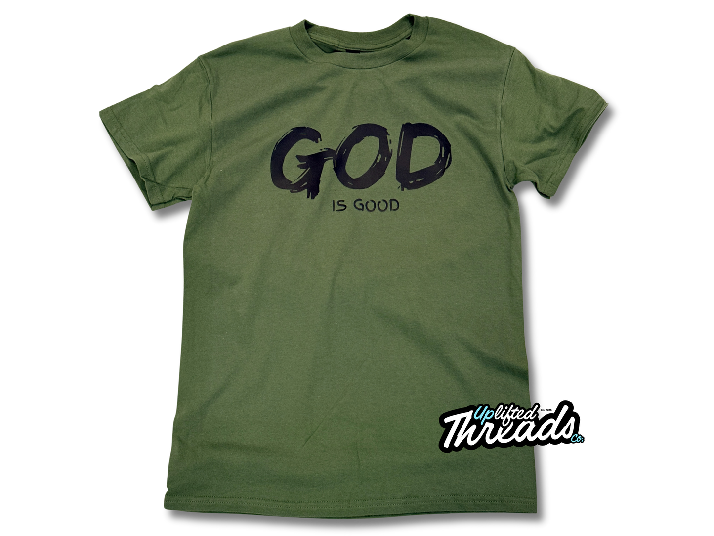 God Is God Loose Fit T-Shirt (Sand/Black)