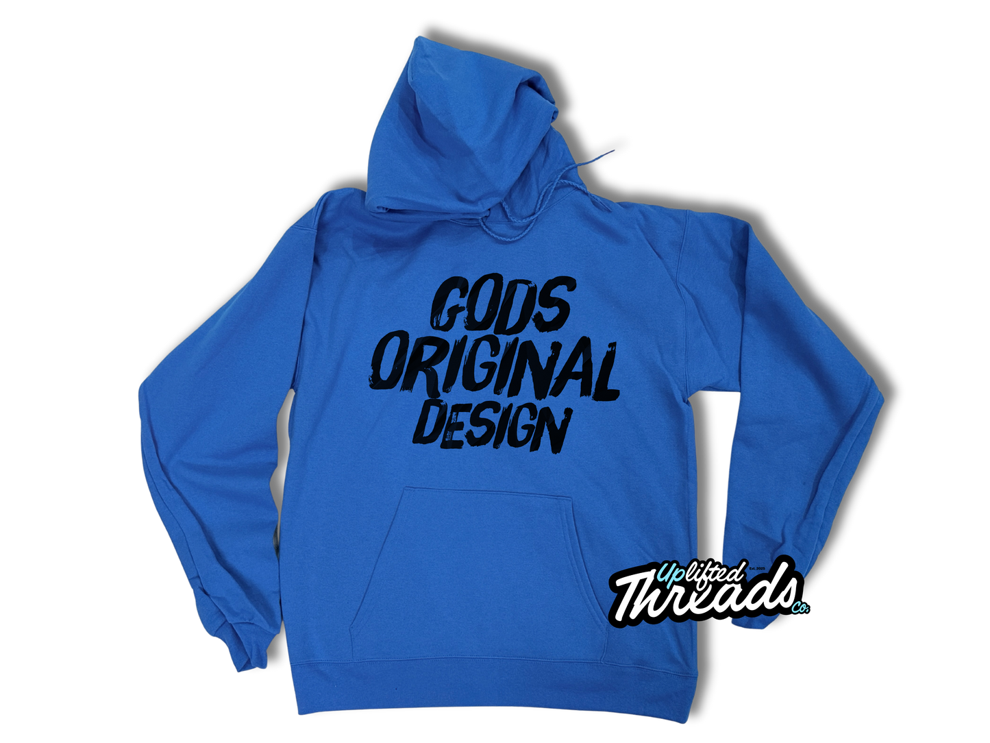 Gods Original Design "Puff" Loose Fit Hoodie (Sand/Black)