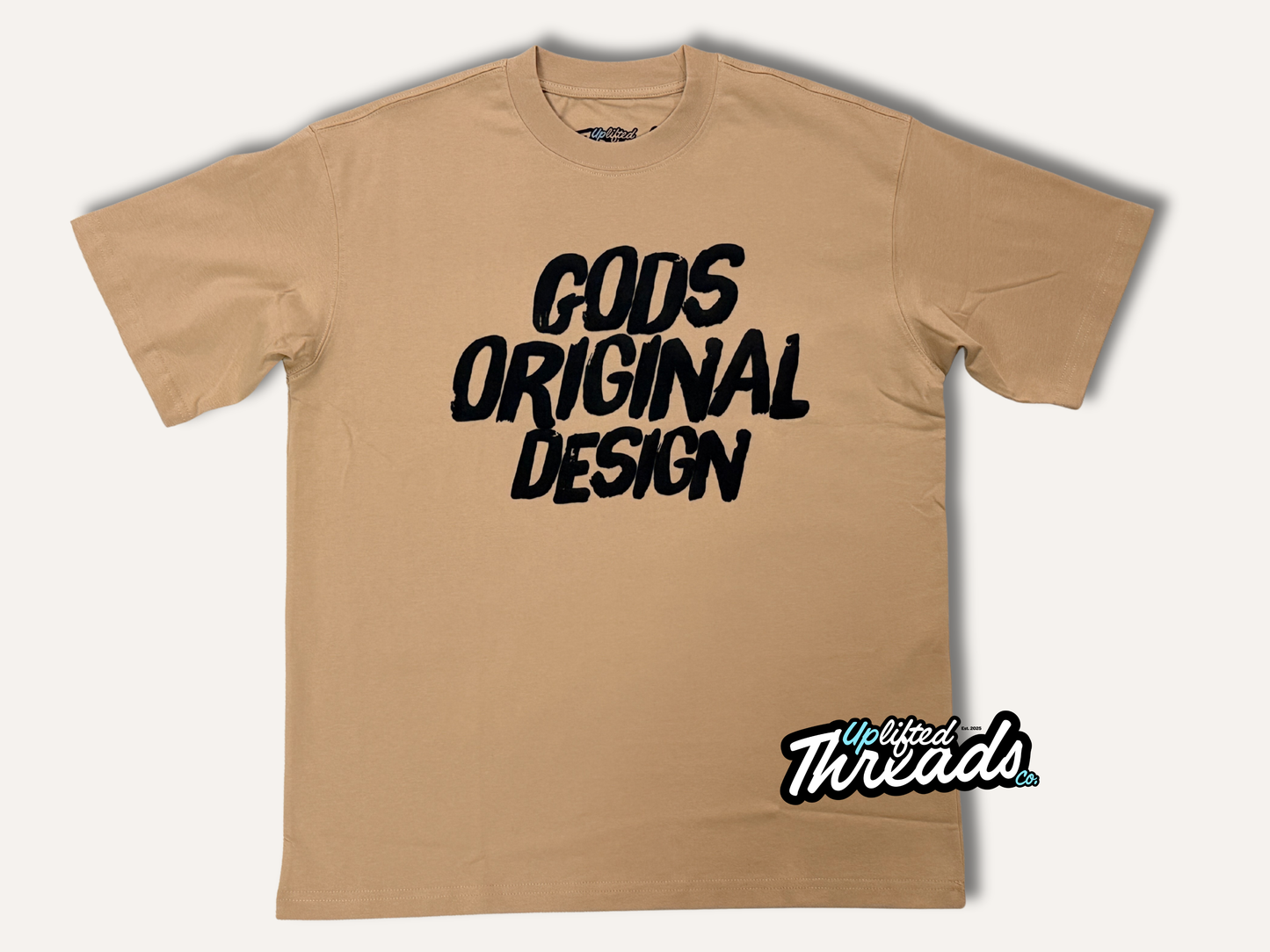 Gods Original Design Heavy Box T-Shirt (Offwhite/Black))